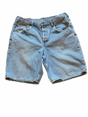 Men’s Vintage 90’s Denim Shorts Brittania by Levi's Light Blue 36 Dad Jorts